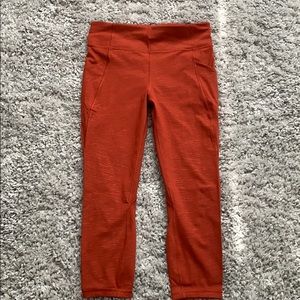 Lululemon sz 10 orange leggings